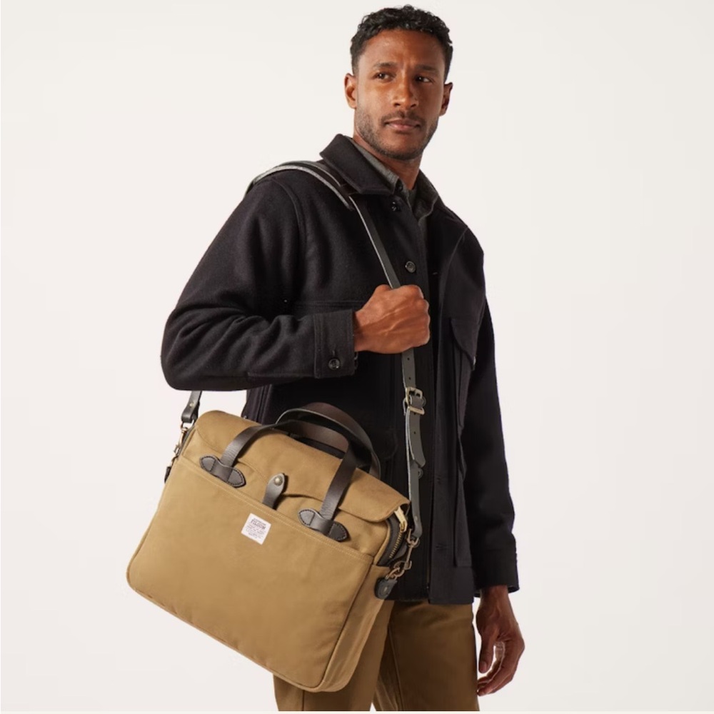 Filson Original Rugged Twill Briefcase, new with tags, excellent condition.